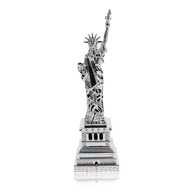 Statue of Liberty Chrome Figurine