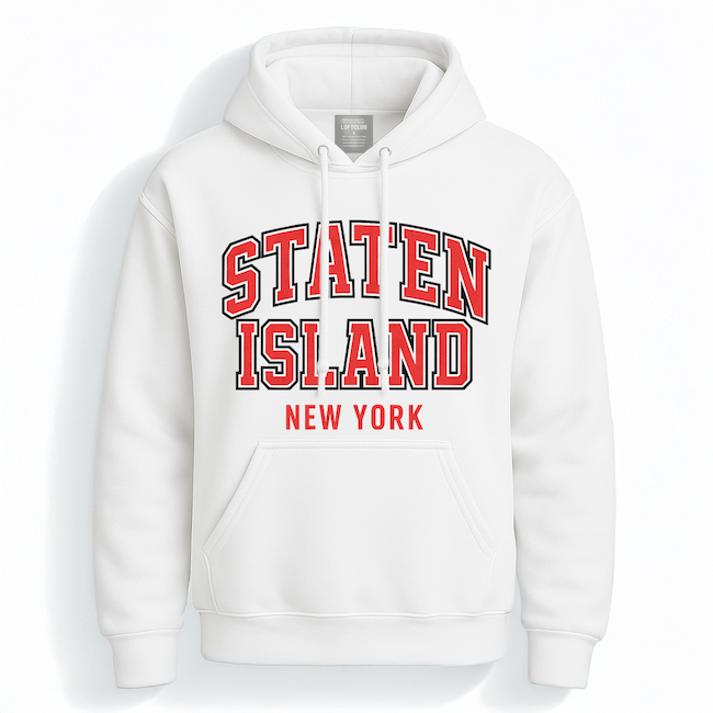 Classic STATEN ISLAND New York Hoodie (5 Colorways)