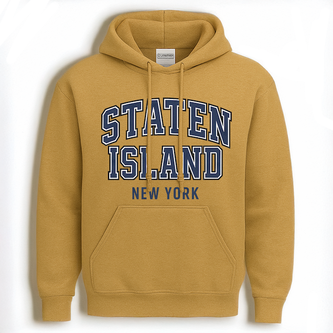 Classic STATEN ISLAND New York Hoodie (5 Colorways)