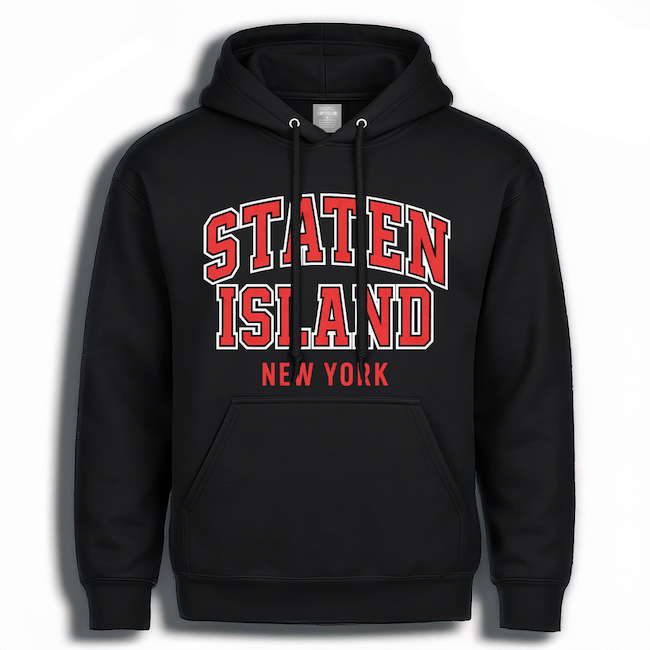 Classic STATEN ISLAND New York Hoodie (5 Colorways)