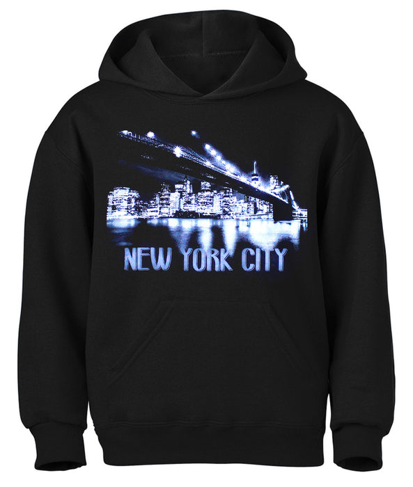 Lighted Skyline New York Hoodie | NYC Hoodie