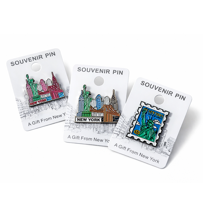 New York City Landmark Souvenir Pin