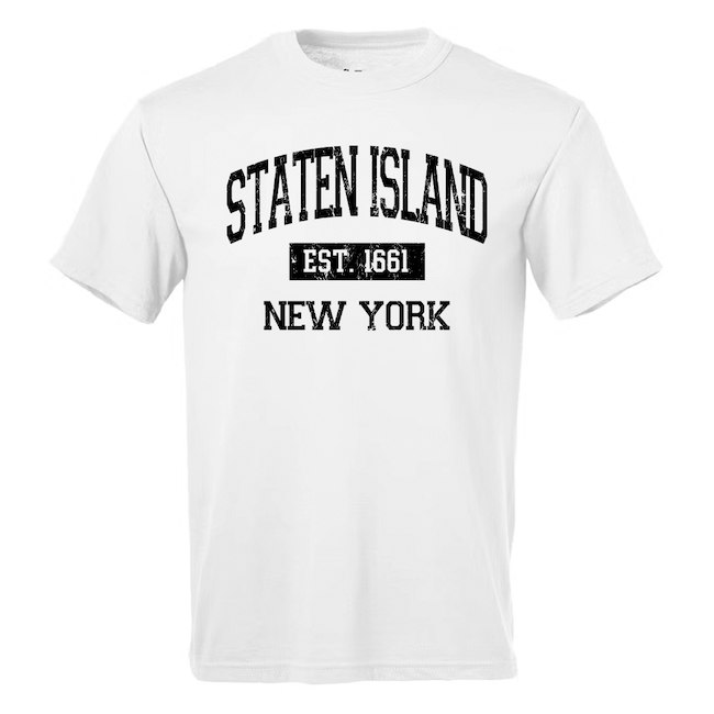 Vintage Est. 1661 STATEN ISLAND Shirt (4 Colors) | Staten Island T Shirt