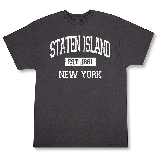Vintage Est. 1661 STATEN ISLAND Shirt (4 Colors) | Staten Island T Shirt