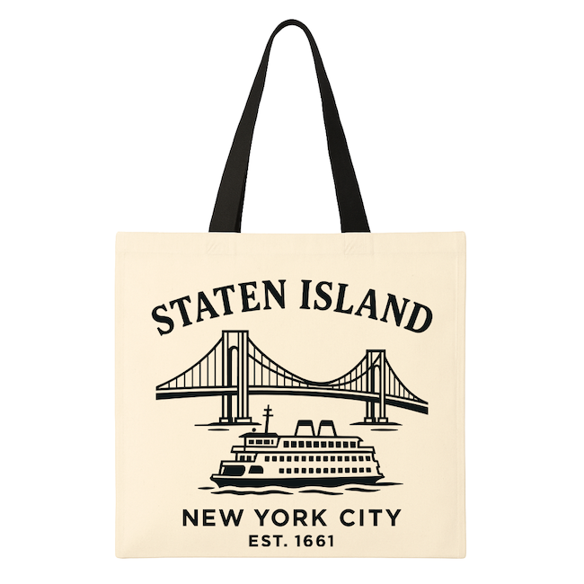 The Five Boroughs NEW YORK CITY Minimalist Totes | 100% Recycled Cotton
