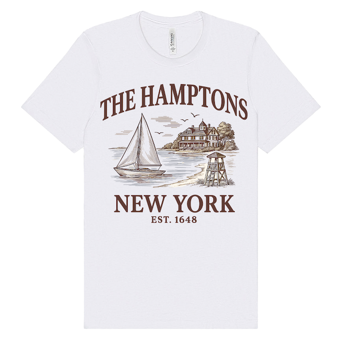 South Fork "THE HAMPTONS" New York Graphic Tee - EST. 1648