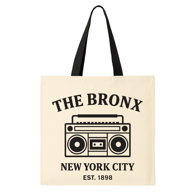 The Five Boroughs NEW YORK CITY Minimalist Totes | 100% Recycled Cotton