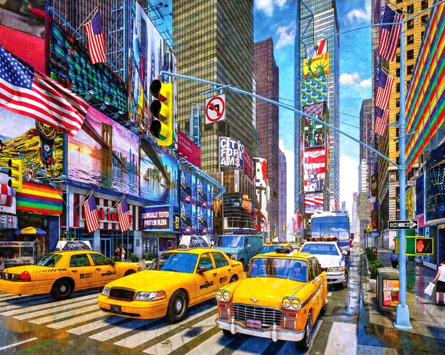 NYC Puzzle Times Square (1000 Pieces) | New York Puzzle