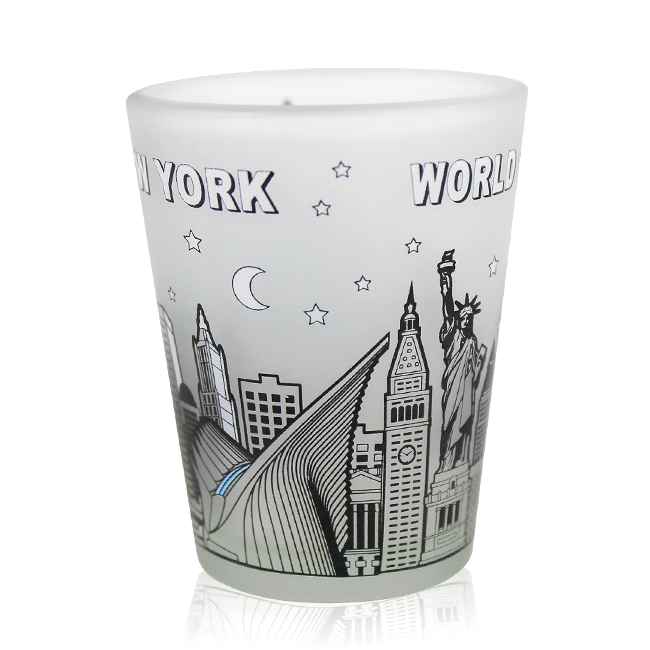 Official Frosted Freedom Tower Souvenir Shot Glass