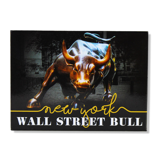 Wall Street Bull Souvenir Magnet