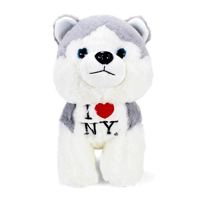 I Love NY Husky Stuffed Animal Toy (10in)