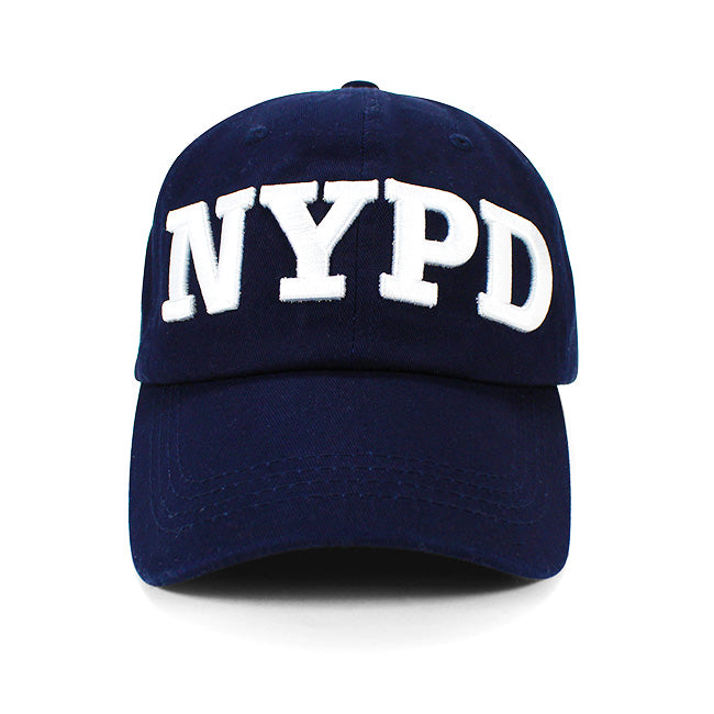 Classic Navy Blue NYPD Hat Adjustable Velcro