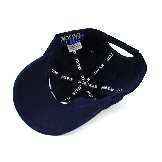 Classic Navy Blue NYPD Hat Adjustable Velcro