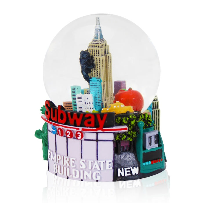 New York Subway MTA Snow Globe (Medium Size - 65MM)