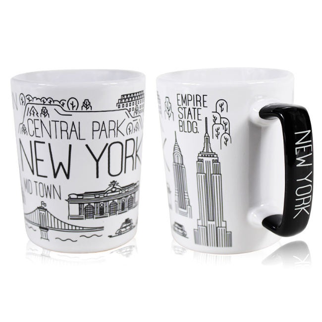 5oz Staple Icons of New York Cappuccino Mug (5 Colors)