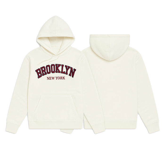 Brooklyn Premium Appliqué Hoodies (4 Colorways) - Reflective Applique