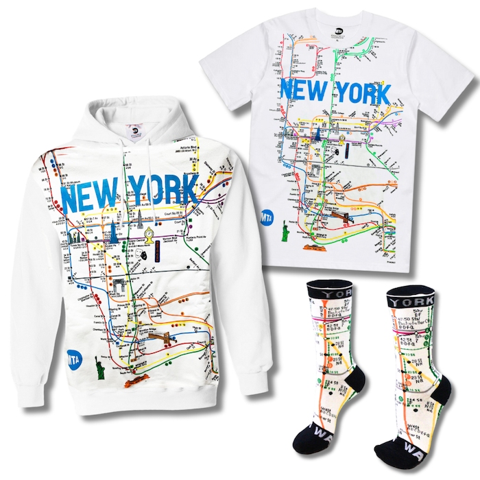 White MTA Store Apparel Bundle | New York Transit Shop (3-piece Set)