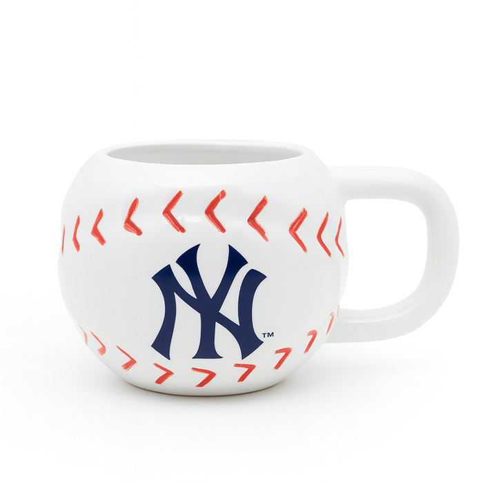 New York Yankees Baseball Sculpted Mug – 11oz