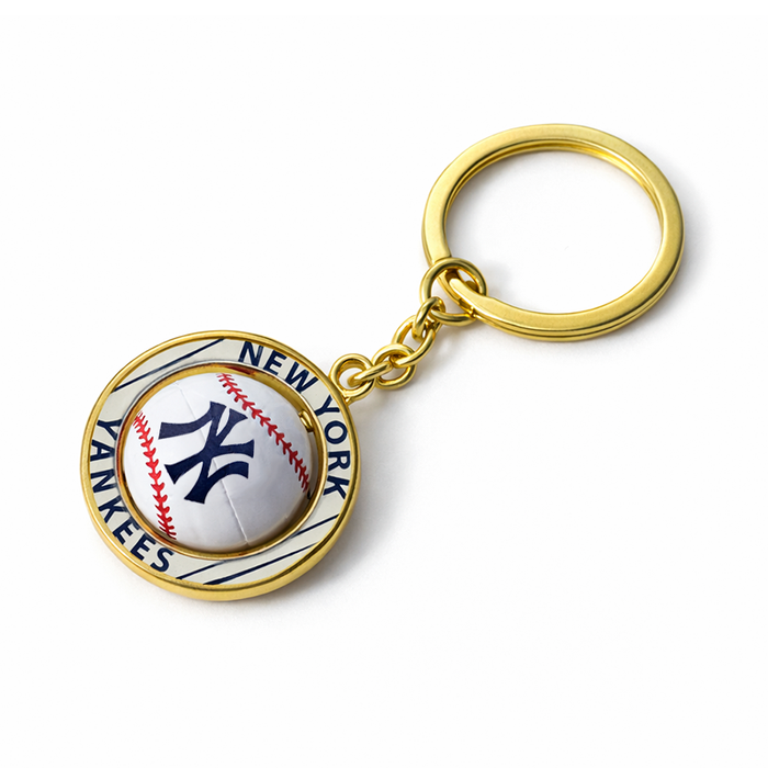 New York Yankees Spinner Baseball Keychain