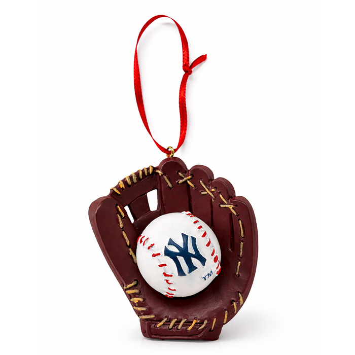 New York Yankees Baseball Glove Resin Ornament