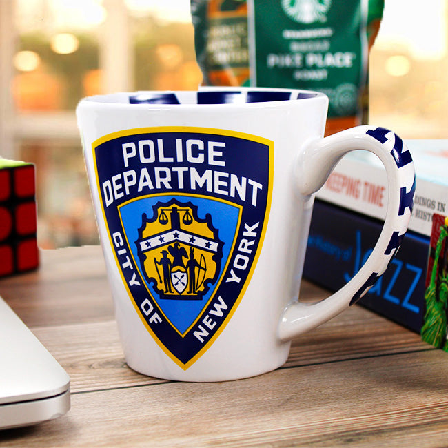 12oz. Full Print Ceramic White NYPD Mug | NYPD Shop