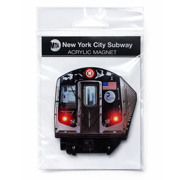 New York City Subway M Train Acrylic Magnet