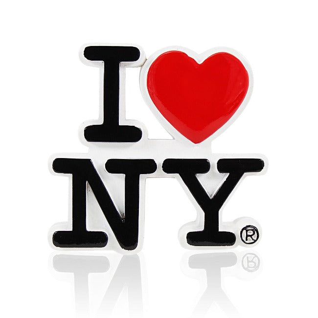3D "I Love NY" Ceramic Fridge Magnet | I Love New York Gifts