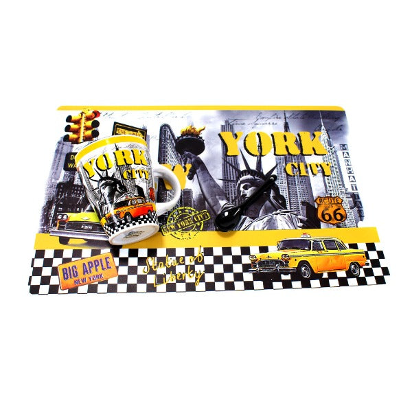 Yellow Cab Taxi New York Placemat | NYC Gift Shop