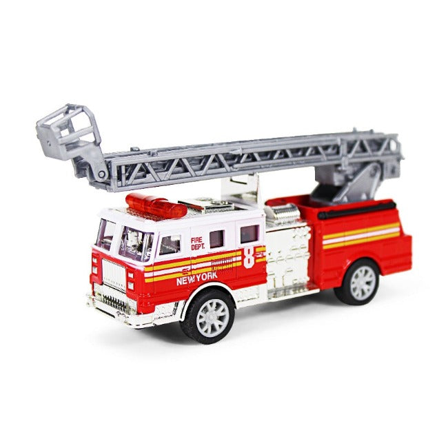 Toy Fire Truck w/ Extendable Rescue Ladder