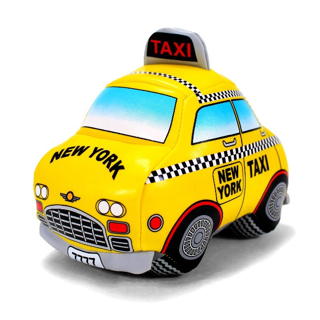 Plush Stuffed Toy Taxi | Toy New York Taxi (2 Sizes)