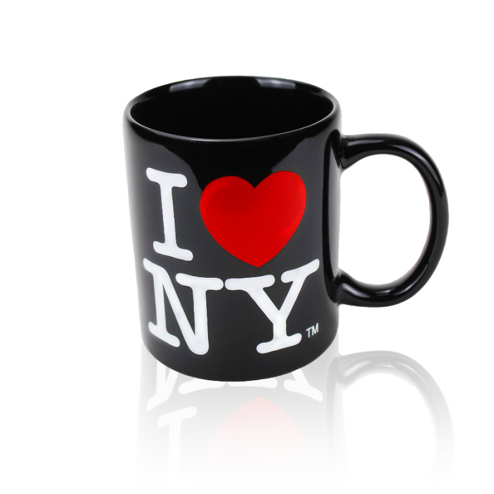 Black Classic I Love NY Mug