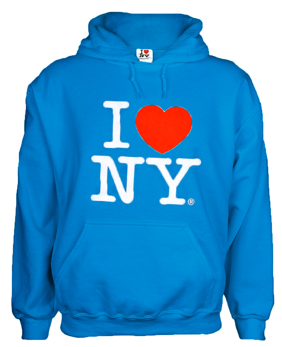 Official Blue I Love NY Hoodie (6 Sizes) | I Love NY Gift Shop Exclusive