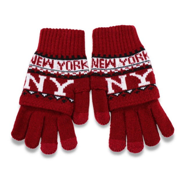 Knitted NYC Gloves W/ Double Layer | New York Gloves