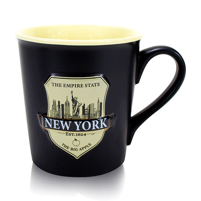 15oz. Wide Seal of New York Ceramic JUMBO New York Mug