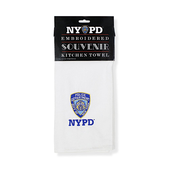 New York Police Department "NYPD" Themed Tea Towel | New York Souvenir Tea Towel