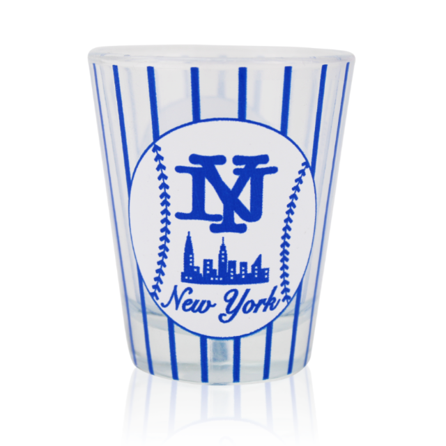 Yankee Baseball Inspired "New York" Shot Glass | New York City Souvenir | NYC Travel Gift