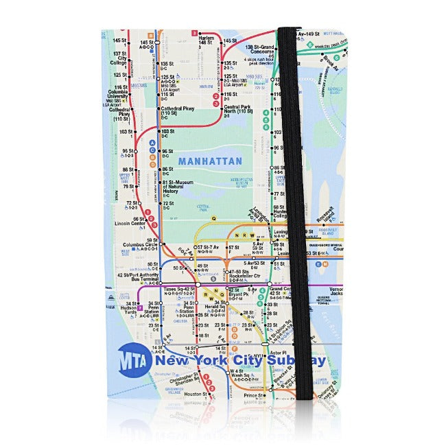New York MTA Subway Train Map Themed Journal (Lined) | New York City Souvenir | NYC Souvenir Travel Gift