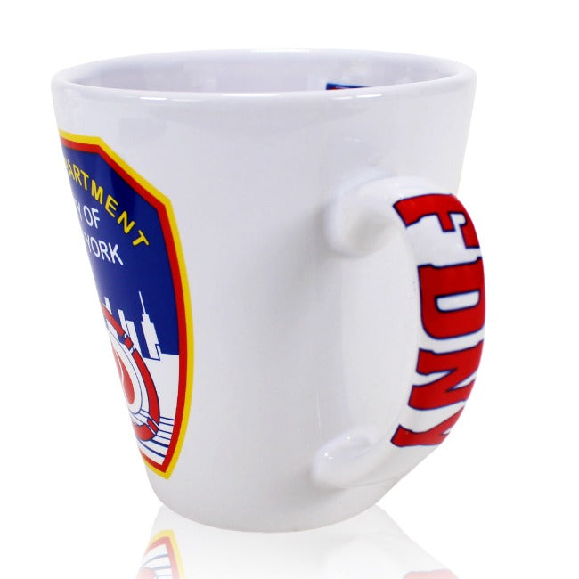 12oz. Full Print Ceramic White FDNY Mug | FDNY Shop