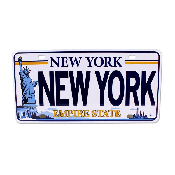 Official "New York" License Plate | Collectible NYC Souvenir Plate