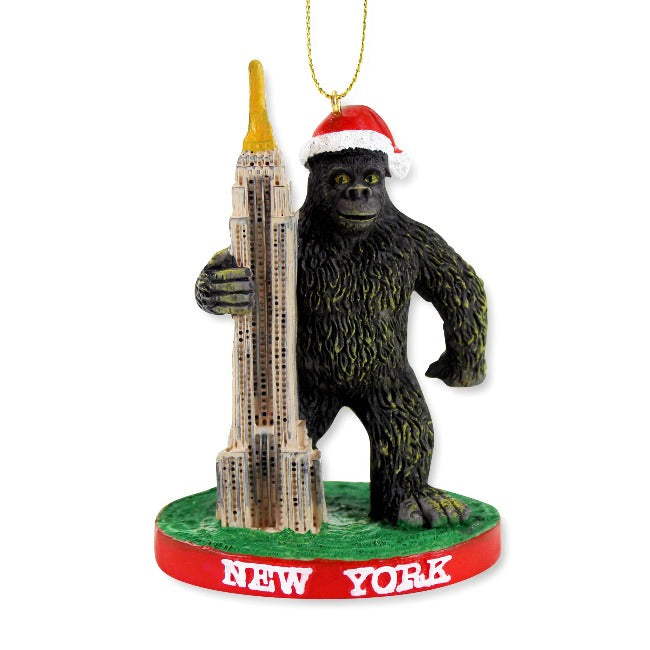 Ceramic New York King Kong Ornament | New York Christmas Gift