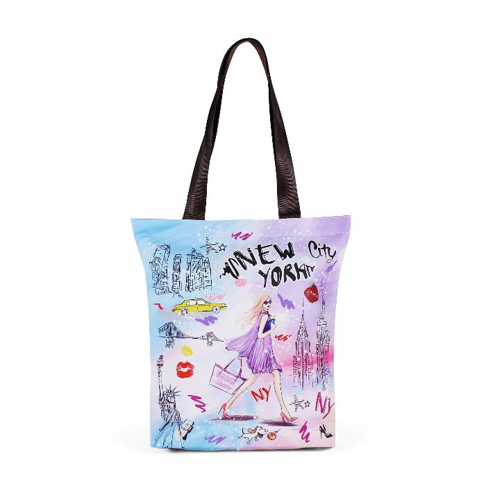 Sunset New York City Souvenir Tote Bag | New York Handbag
