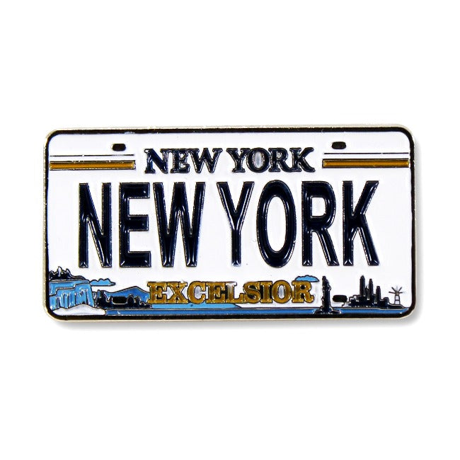 License Plate New York Pin | NYC Pin