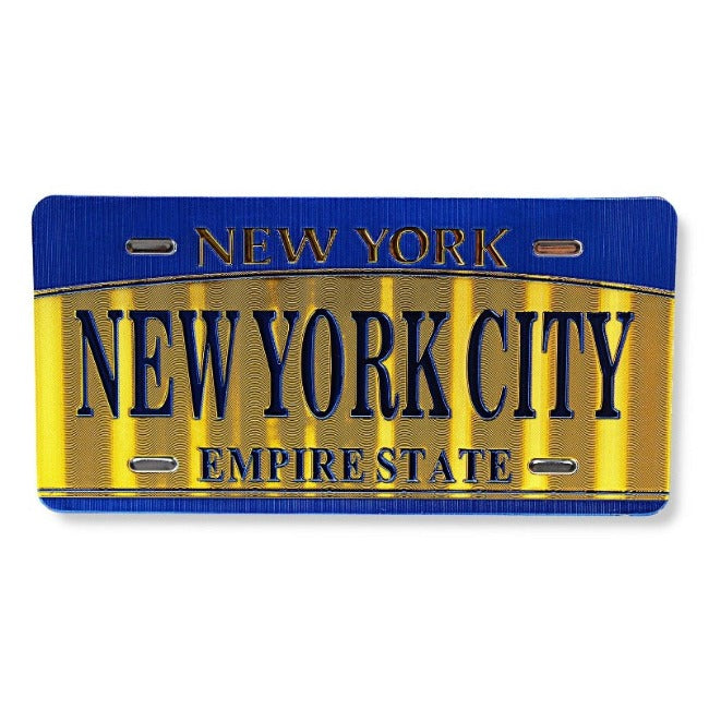 Holographic "NEW YORK City" License Plate Fridge Magnet