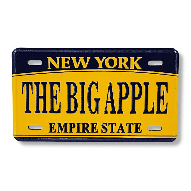 License Plate "The Big Apple" Flat Fridge Magnet