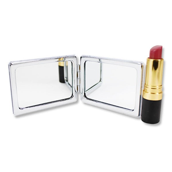 Chic Tea-Time "NEW YORK" Compact Portable Makeup Mirror (2.4x3.4in)