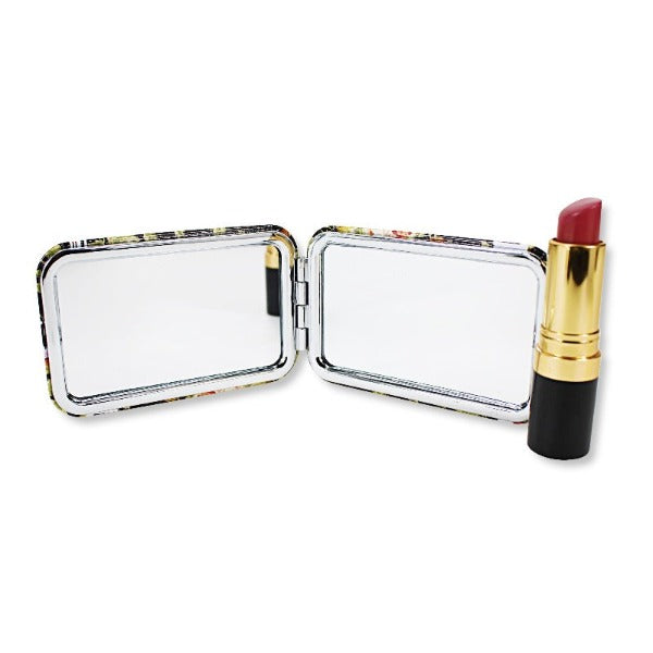 Chic Times Square "NEW YORK" Compact Portable Makeup Mirror (2.5x3.5in)