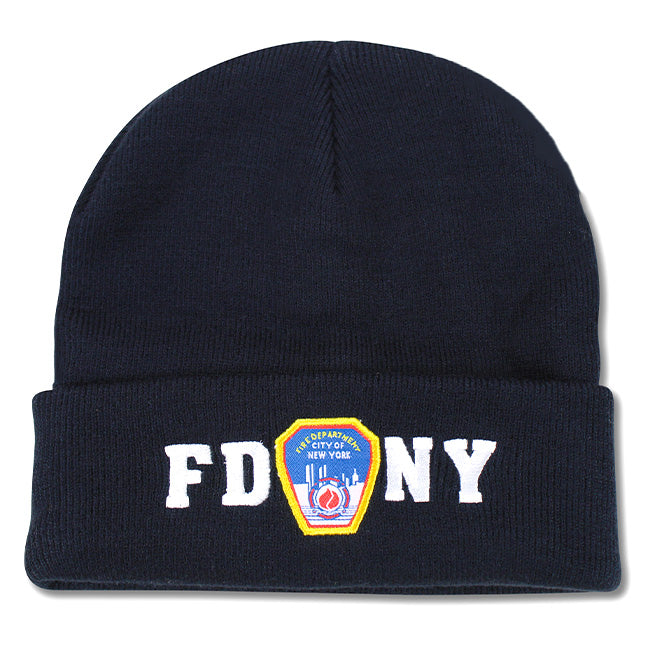 Official Navy Blue FDNY Beanie