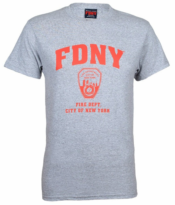Original Classic Grey FDNY Shirt | FDNY T Shirt (5 Sizes)