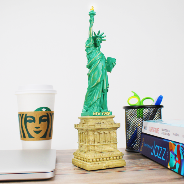 10.5in Statue of Liberty Model Replica | Miniature Statue of Liberty Decor