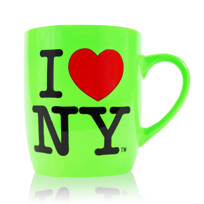 5oz. Neon "I Love NY" Ceramic Mini-Mug (8 Colors) New York Mug | New York City Souvenir | NYC Souvenir Travel Gift